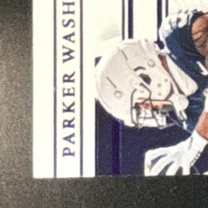 2023 National Treasures Collegiate Parker Washington /99 MEM Auto RC - Sports Cards