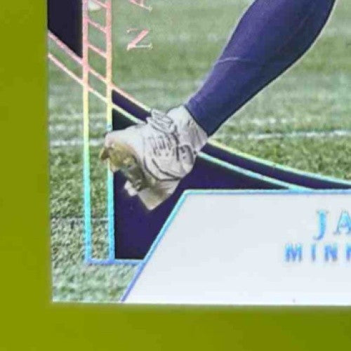 2023 National Treasures Jaren Hall Treasured Rookies Holo Silver /25 Vikings - Sports Cards