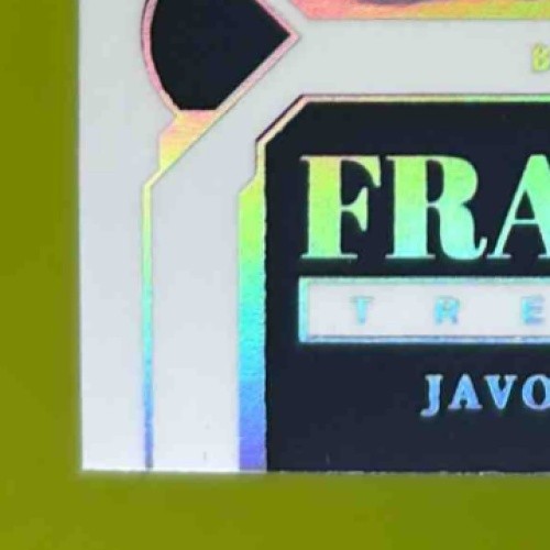 2023 National Treasures Javonte Williams Franchise Prime Holo Silver /25 Broncos - Sports Cards