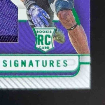 2023 National Treasures Kendre Miller Crossover Rookie Patch Auto Laundry Tag /5 - Sports Cards