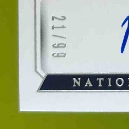 2023 National Treasures Marvin Mims Rookie Material Signatures /99 #21 Broncos - Sports Cards