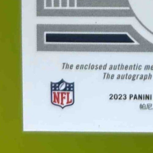 2023 National Treasures Marvin Mims Rookie Material Signatures /99 #21 Broncos - Sports Cards