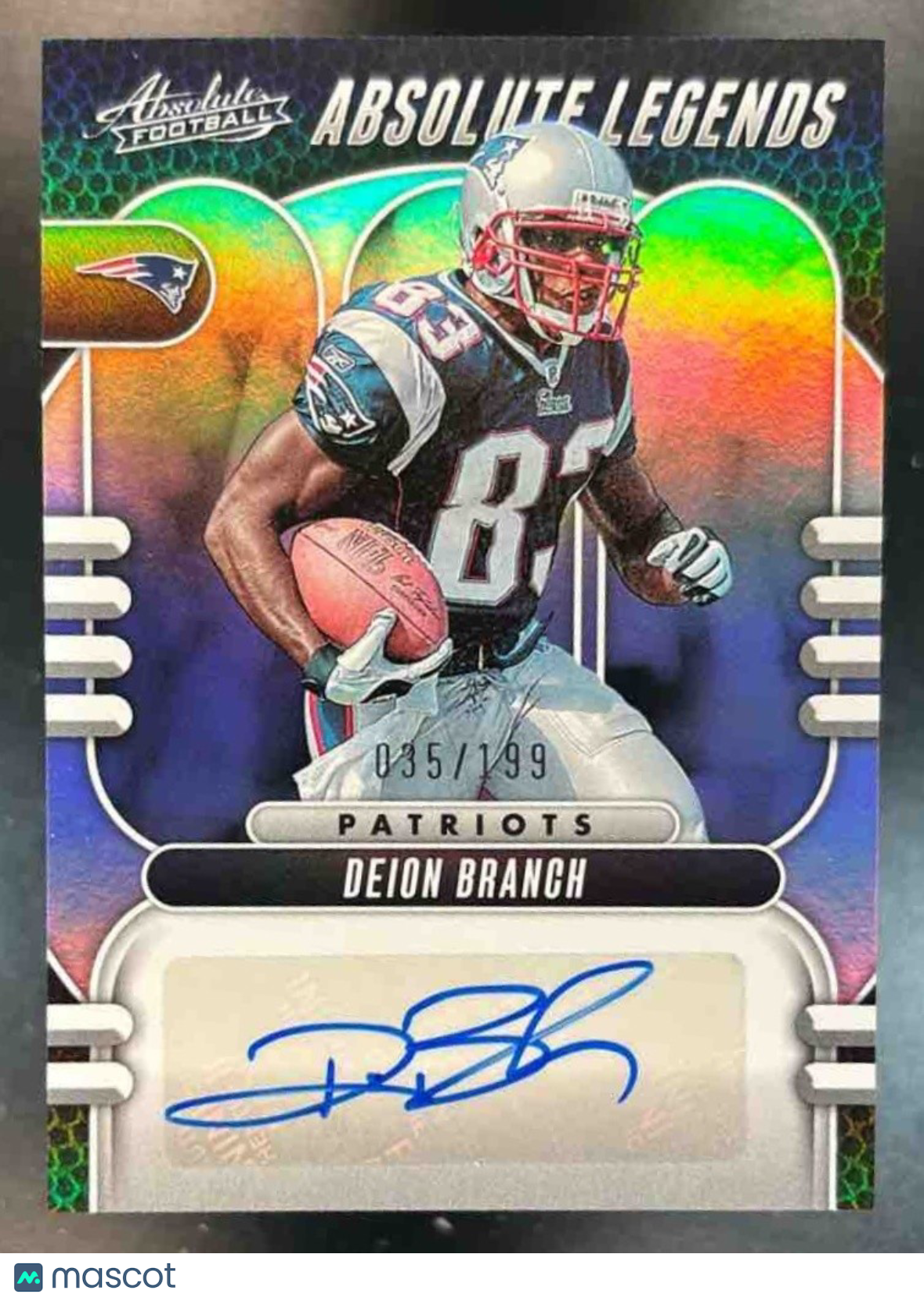 2023 Panini Absolute Deion Branch Legends Signatures /199 Auto Patriots - Sports Cards