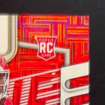 2023 Panini Absolute Rashee Rice Red Squares 155/499 #120 RC Kansas City Chiefs - Sports Cards