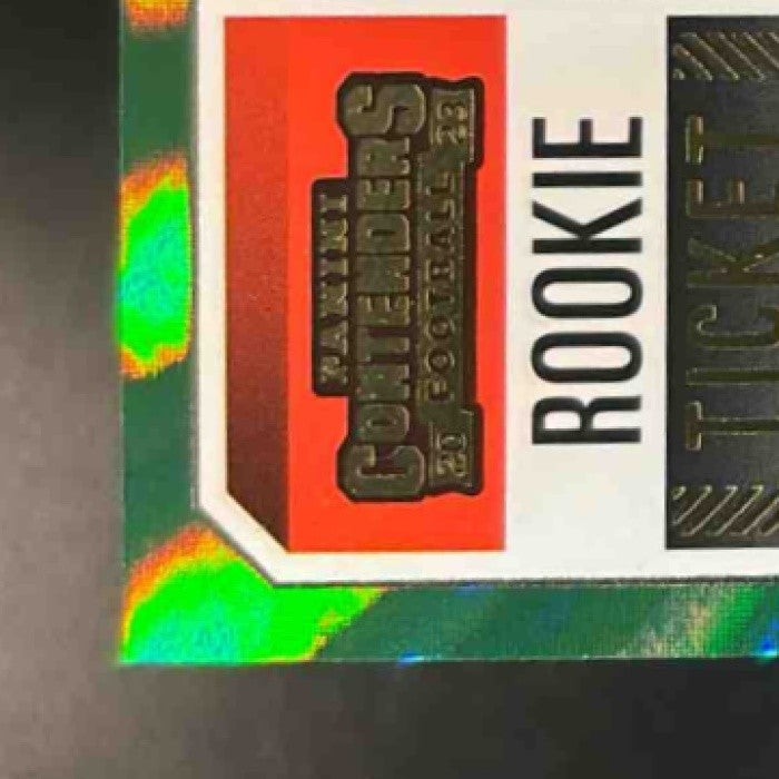 2023 Panini Contenders Andrei Iosivas Auto Green Lazer Sunburst #217 Bengals - Sports Cards