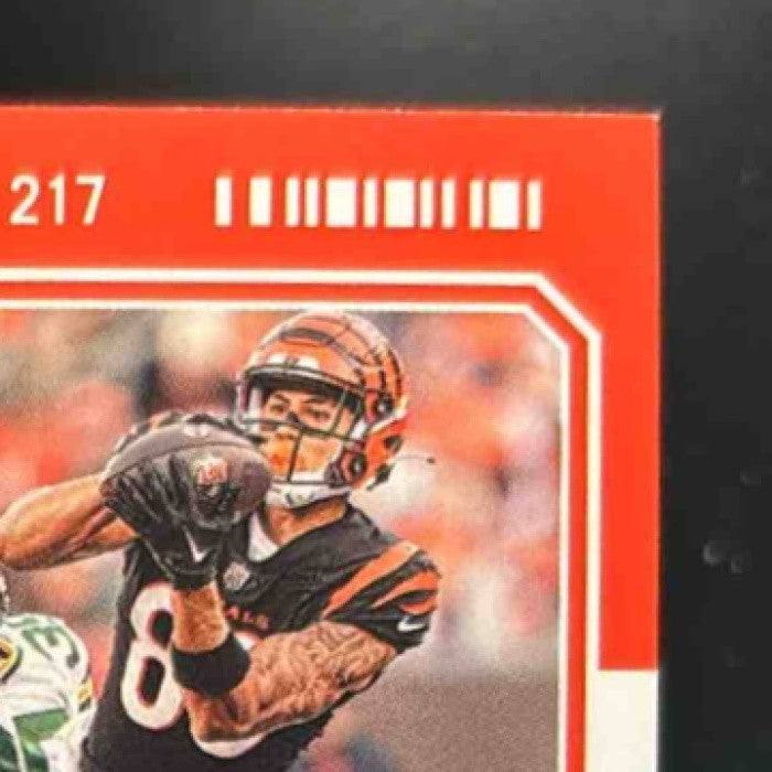 2023 Panini Contenders Andrei Iosivas Auto Green Lazer Sunburst #217 Bengals - Sports Cards