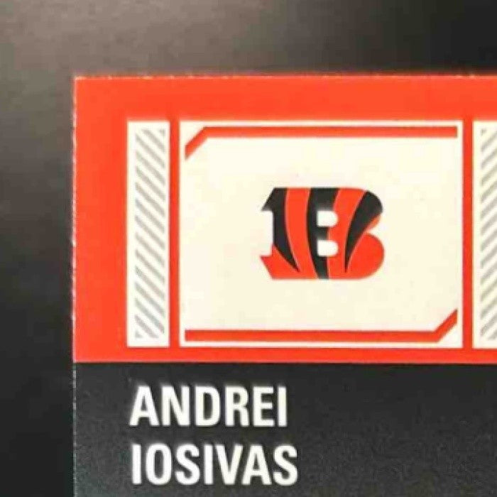 2023 Panini Contenders Andrei Iosivas Auto Green Lazer Sunburst #217 Bengals - Sports Cards