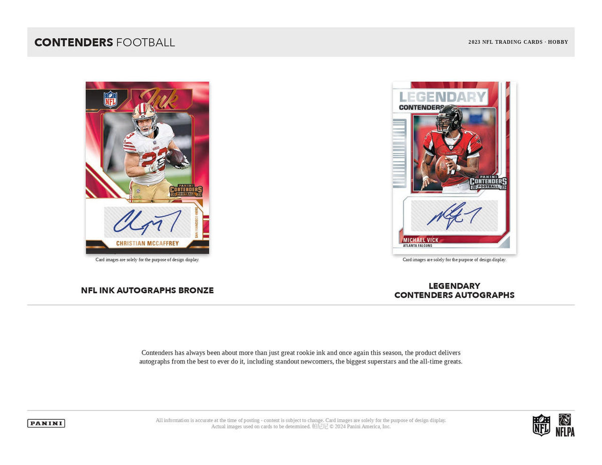 2023 Panini Contenders Football Hobby Box (5 Autos) July 16th