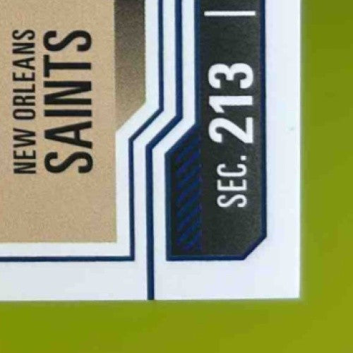 2023 Panini Contenders Jamaal Williams Game Ticket Blue /499 #73 Saints - Sports Cards