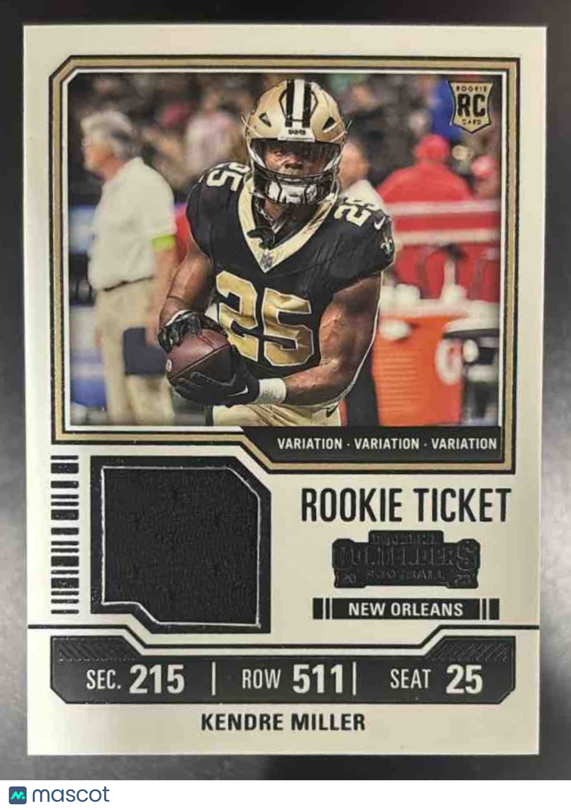 2023 Panini Contenders Kendre Miller Rookie Ticket Swatches Variations RC Saints - Sports Cards