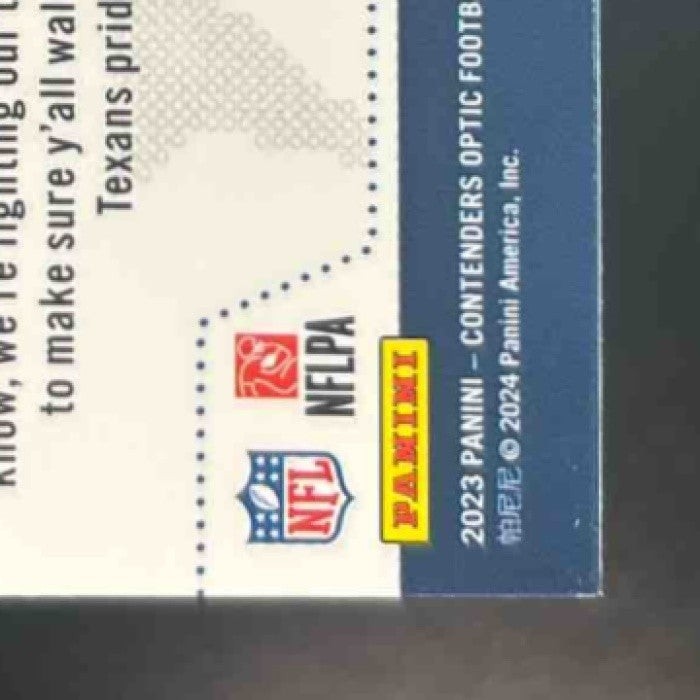2023 Panini Contenders Optic C.J. Stroud First Class Ticket RC Houston Texans - Sports Cards