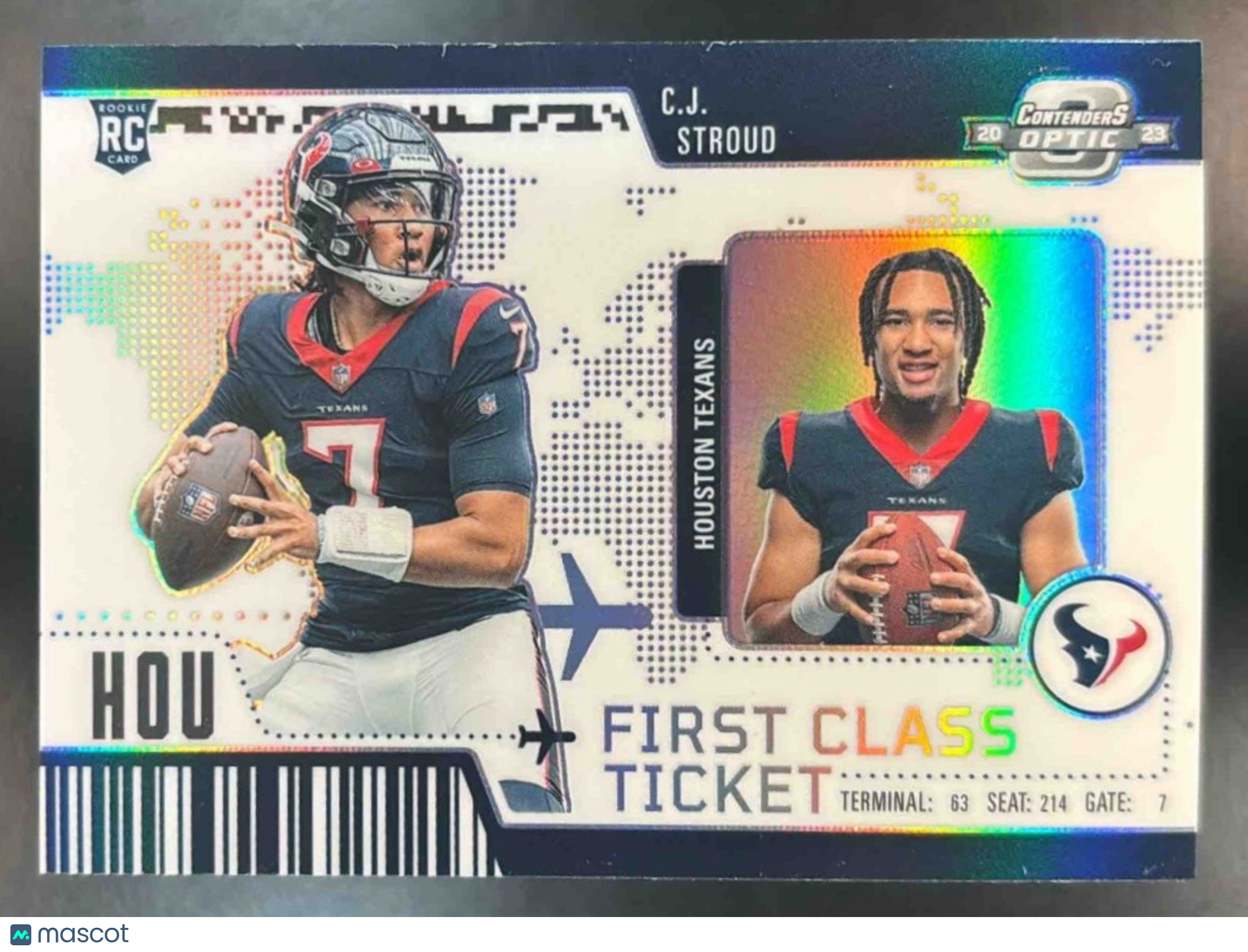 2023 Panini Contenders Optic C.J. Stroud First Class Ticket RC Houston Texans - Sports Cards