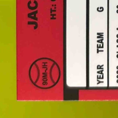 2023 Panini Donruss Jackson Holliday Retro 1990 Materials Red 31/99 Orioles - Sports Cards