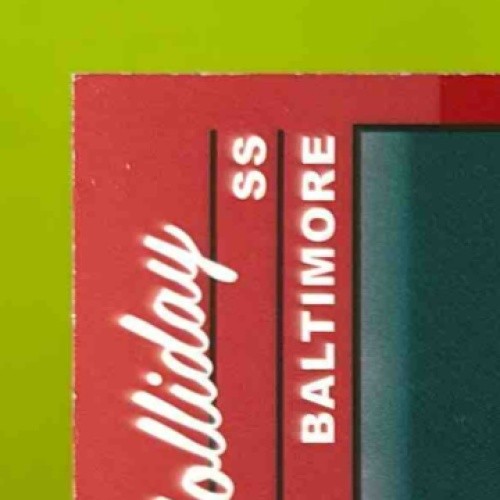 2023 Panini Donruss Jackson Holliday Retro 1990 Materials Red 31/99 Orioles - Sports Cards