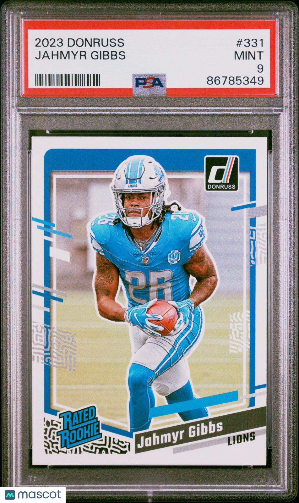 2023 Panini Donruss Jahmyr Gibbs #331 PSA 9 - Graded Sports Cards