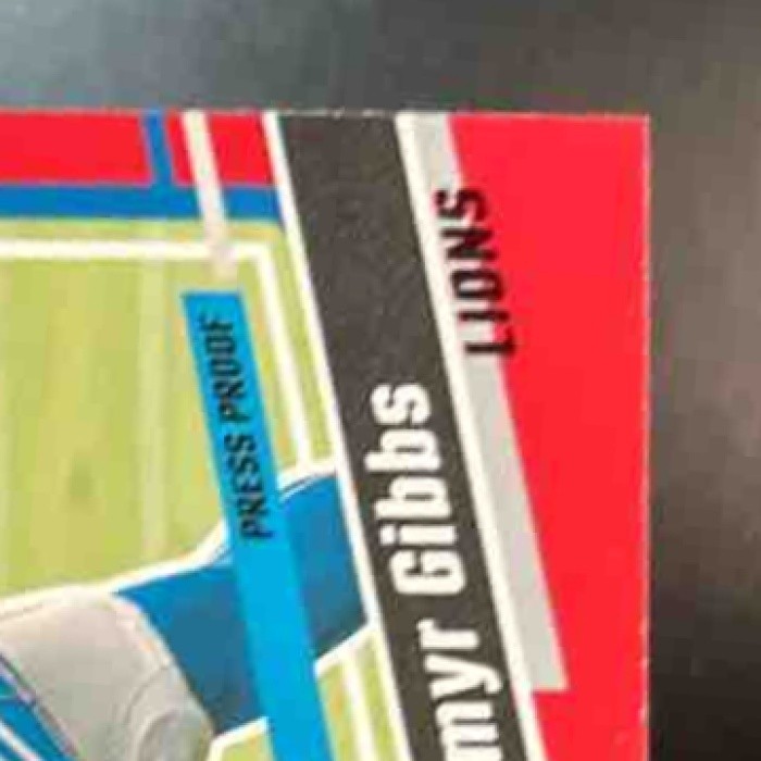 2023 Panini Donruss Jahmyr Gibbs Press Proof Red #331 RC Detroit Lions - Sports Cards
