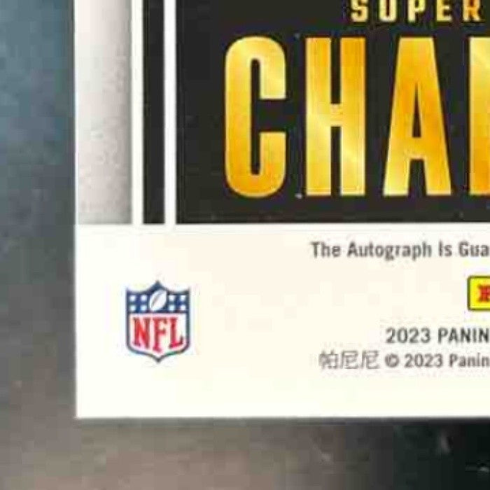 2023 Panini Donruss Leo Chenal Champ is Here Auto /299 Kansas City Chiefs - Sports Cards