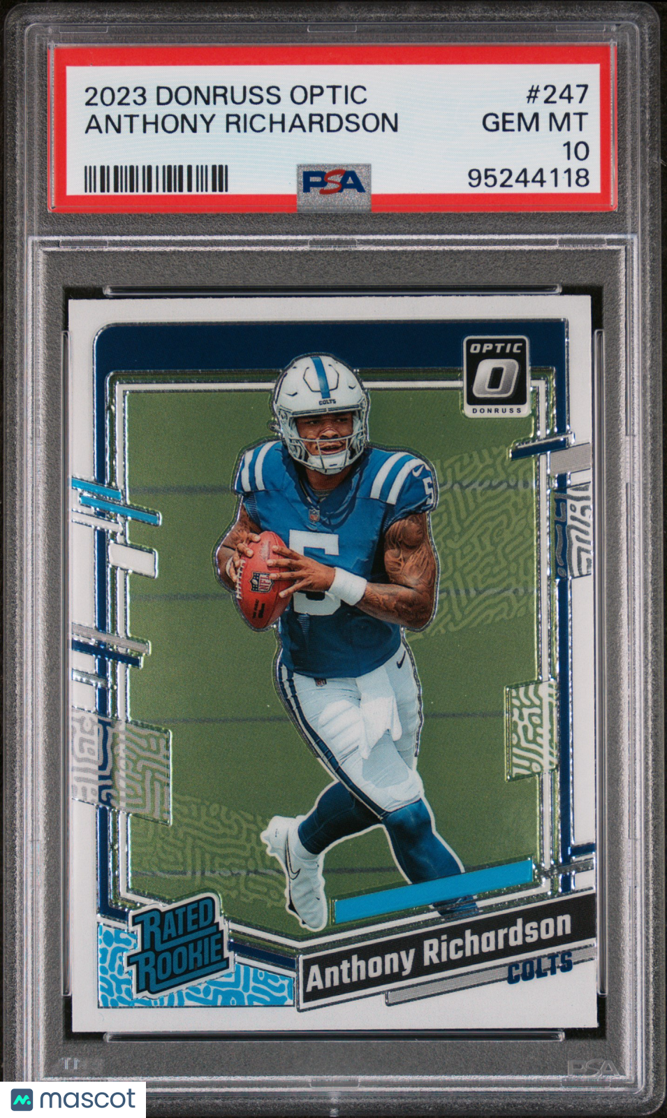 2023 Panini Donruss Optic Anthony Richardson #247 PSA 10 - Graded Sports Cards