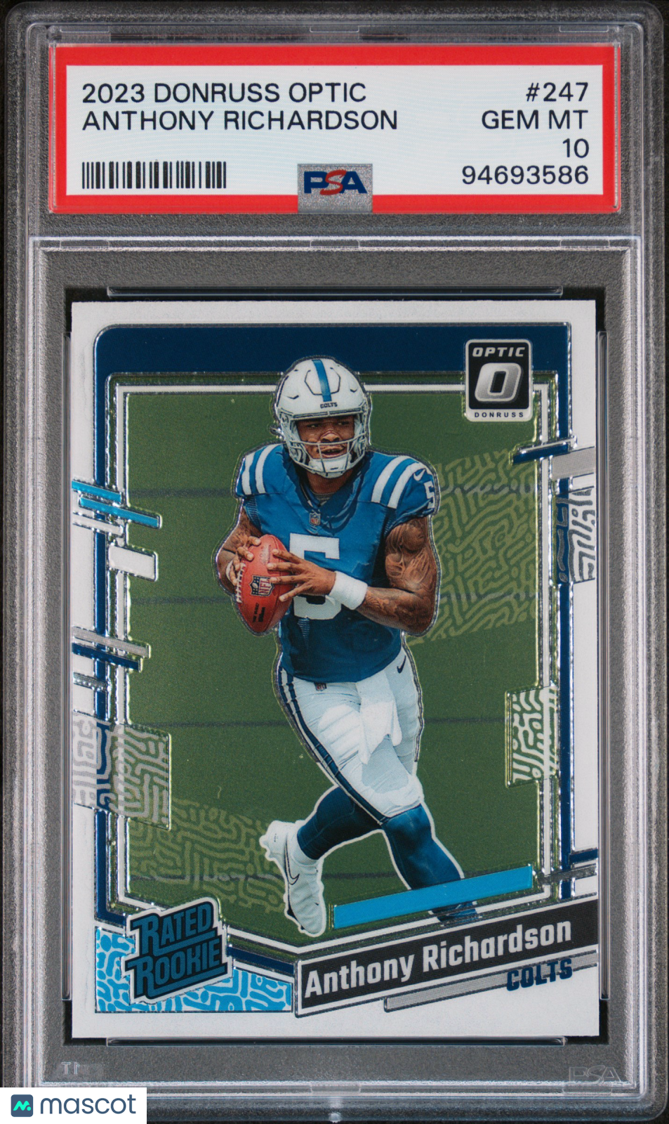 2023 Panini Donruss Optic Anthony Richardson #247 PSA 10 - Graded Sports Cards
