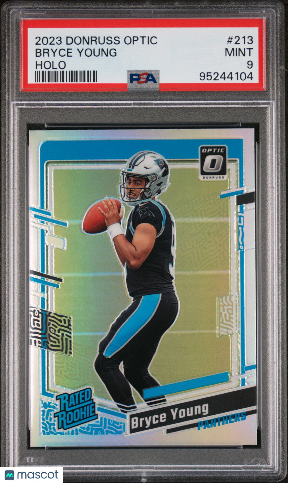 2023 Panini Donruss Optic Bryce Young Holo #213 PSA 9 - Graded Sports Cards