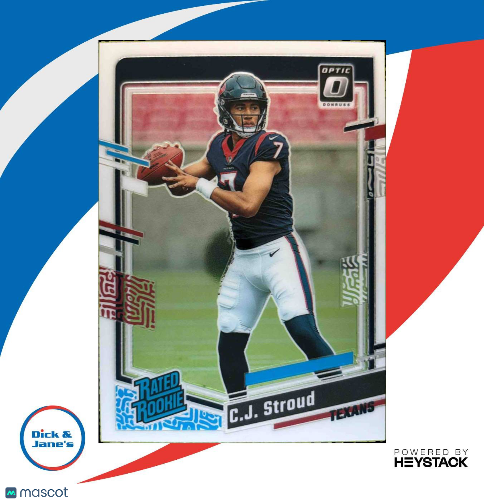 2023 Panini Donruss Optic C.J. Stroud #244 RC Rated Rookie Houston Texans - Sports Cards