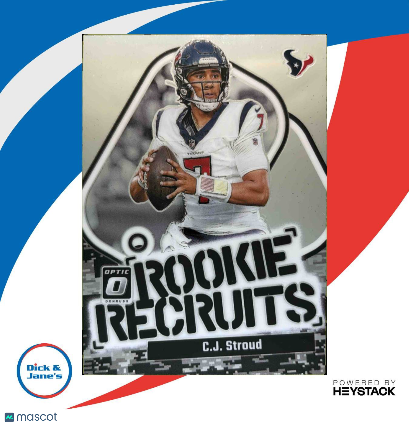 2023 Panini Donruss Optic C.J. Stroud Rookie Recruits #4 RC Houston Texans - Sports Cards