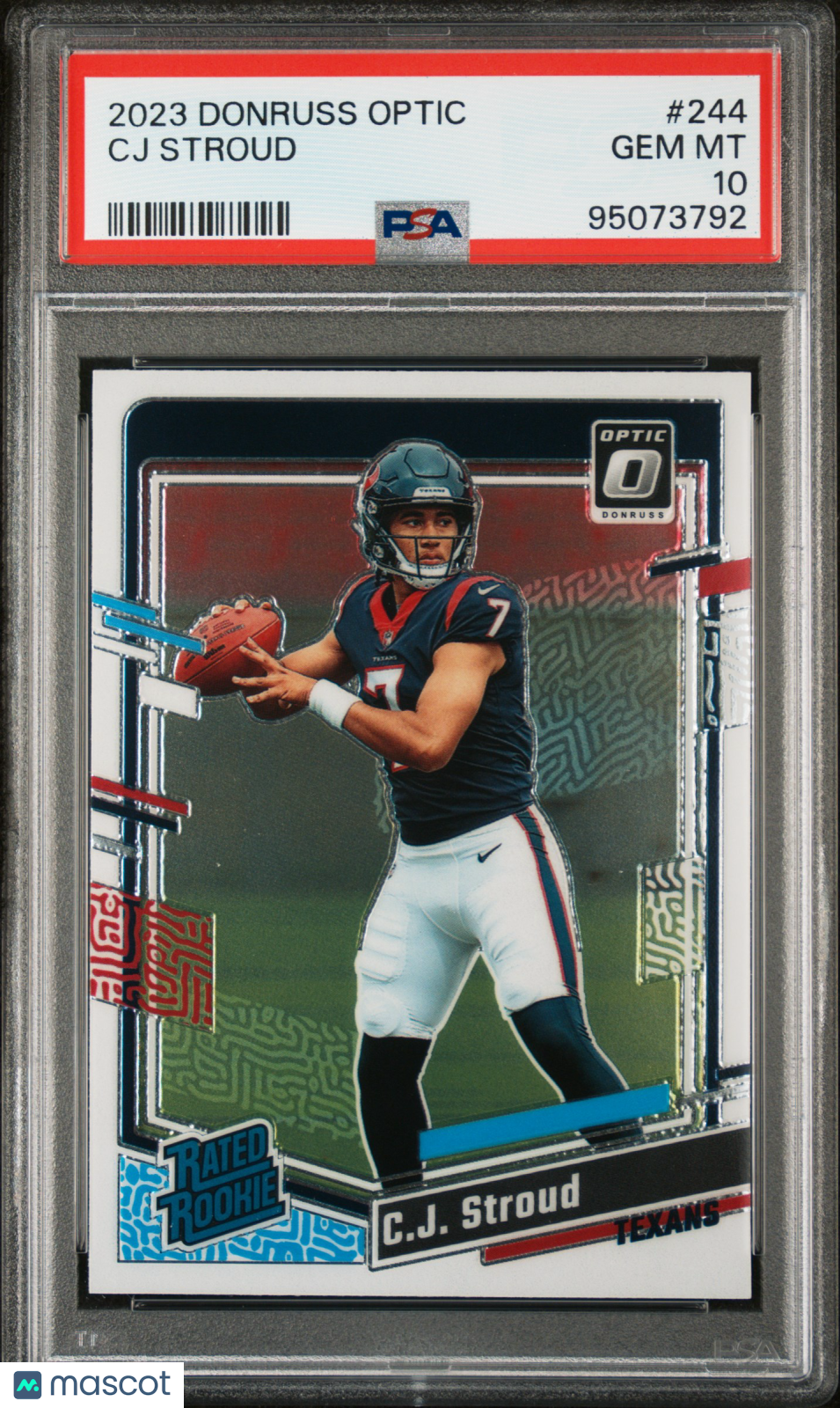 2023 Panini Donruss Optic CJ Stroud #244 PSA 10 - Graded Sports Cards