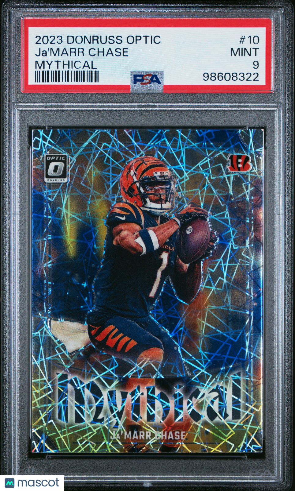 2023 Panini Donruss Optic Mythical Ja’marr Chase #10 PSA 9 Cincinnati Bengals - Graded Sports Cards