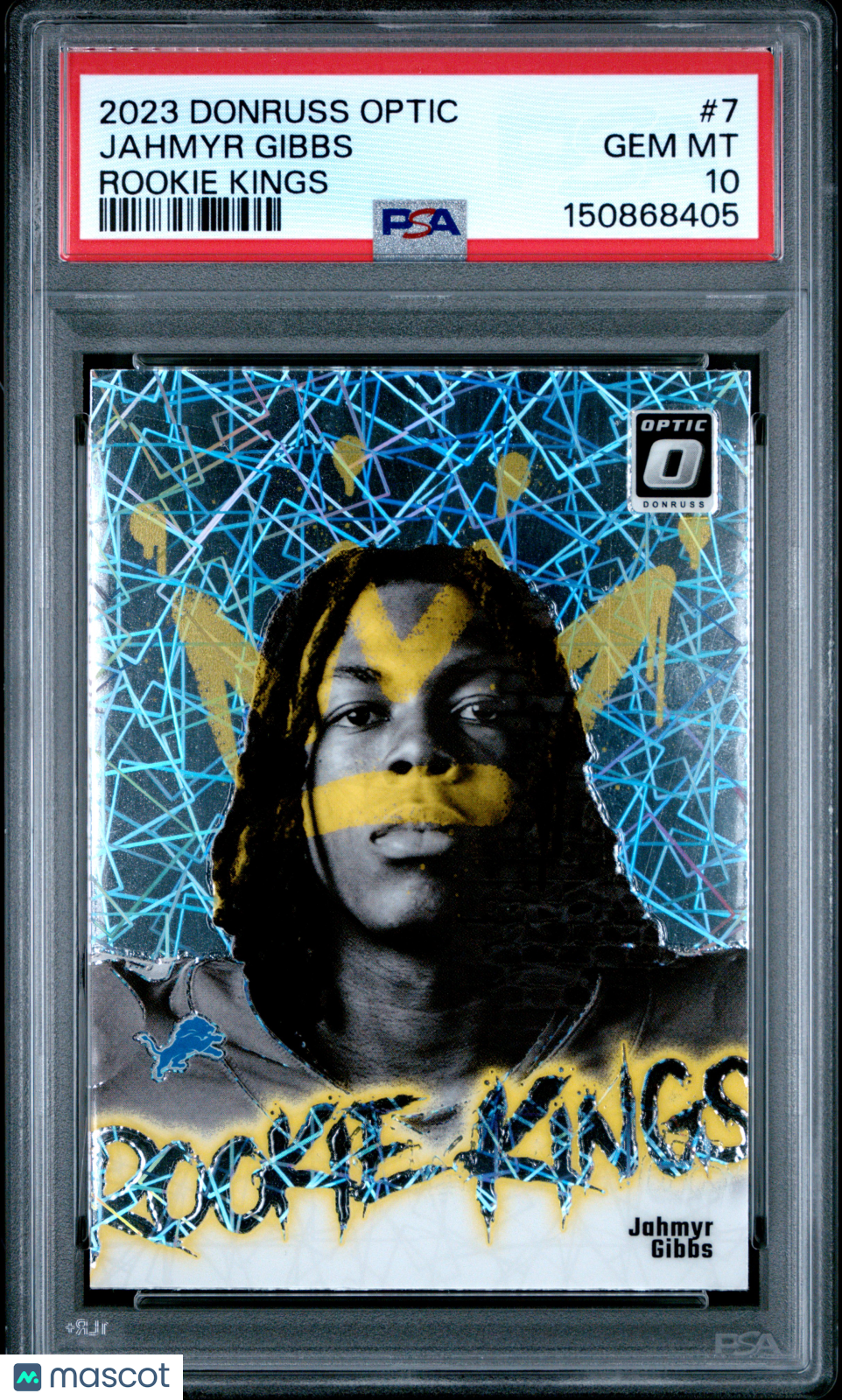 2023 Panini Donruss Optic Rookie Kings Jahmyr Gibbs #7 PSA 10 - Graded Sports Cards