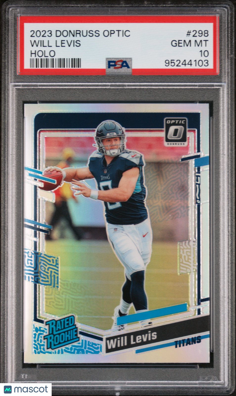 2023 Panini Donruss Optic Will Levis Holo #298 PSA 10 - Graded Sports Cards