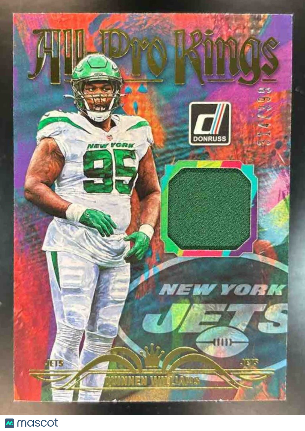 2023 Panini Donruss Quinnen Williams All Pro Kings Relics /399 MEM New York Jet - Sports Cards