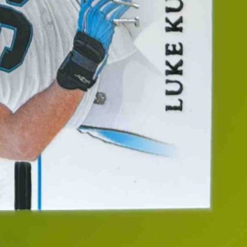 2023 Panini Flawless Luke Kuechly Patches Platinum 1/1 Nike NFL Laundry Tag - Sports Cards