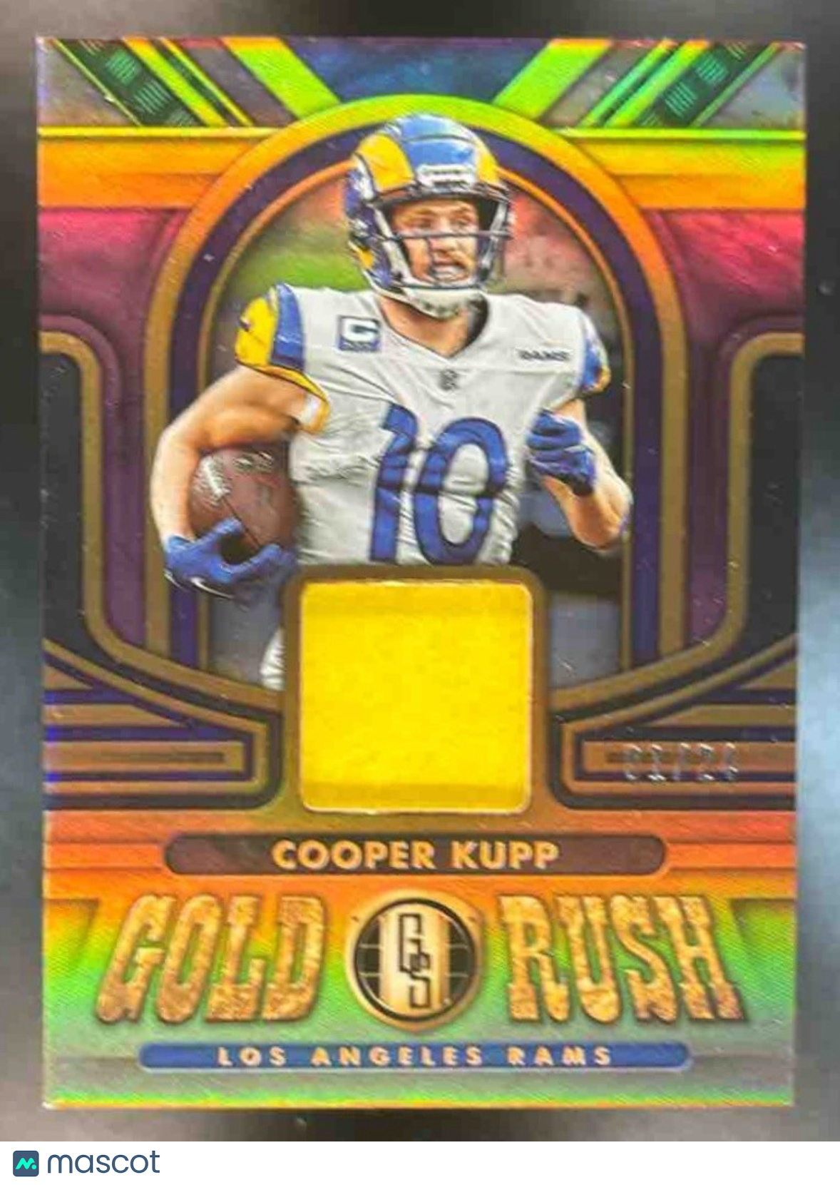 2023 Panini Gold Standard Cooper Kupp Rush Rose /24 MEM - Sports Cards