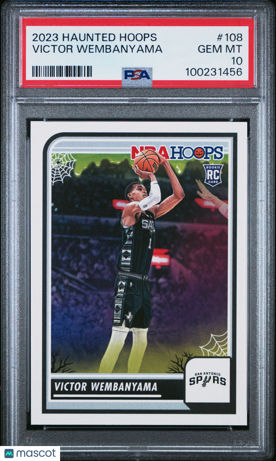2023 Panini Haunted Hoops Victor Wembanyama #108 PSA 10 - Graded Sports Cards
