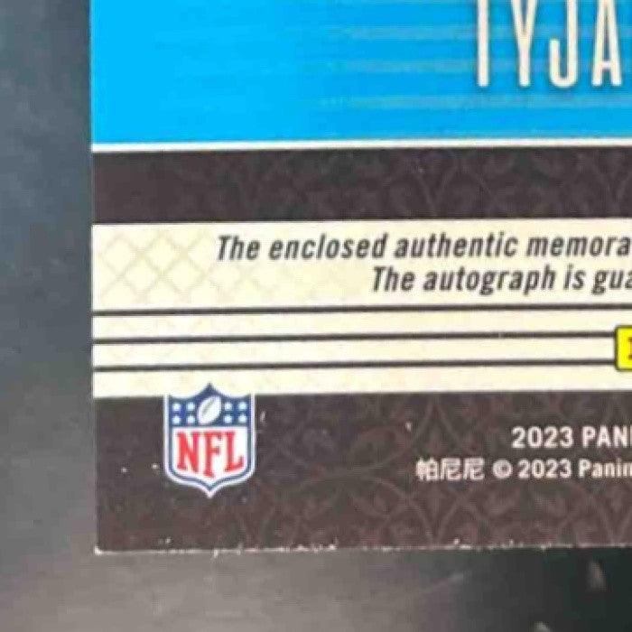 2023 Panini Legacy Tyjae Spears Futures Dual Patch Auto /249 MEM RC Titans - Sports Cards