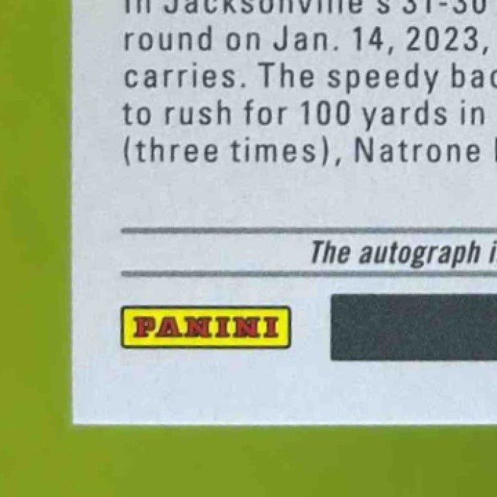 2023 Panini Luminance Travis Etienne Jr. Auto /150 #27 Jacksonville Jaguars - Sports Cards
