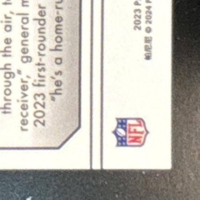 2023 Panini Obsidian Jahmyr Gibbs Patch Auto /49 #228 MEM RC Detroit Lions - Sports Cards