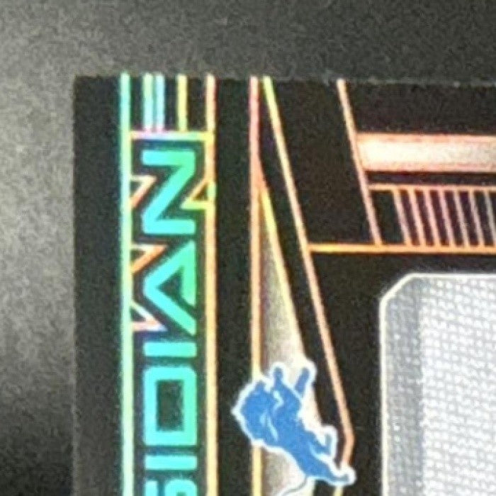 2023 Panini Obsidian Jahmyr Gibbs Patch Auto /49 #228 MEM RC Detroit Lions - Sports Cards