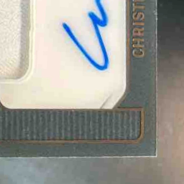 2023 Panini One Christian Watson 2022 Premium Rookie Patch Auto /25 MEM Packers - Sports Cards