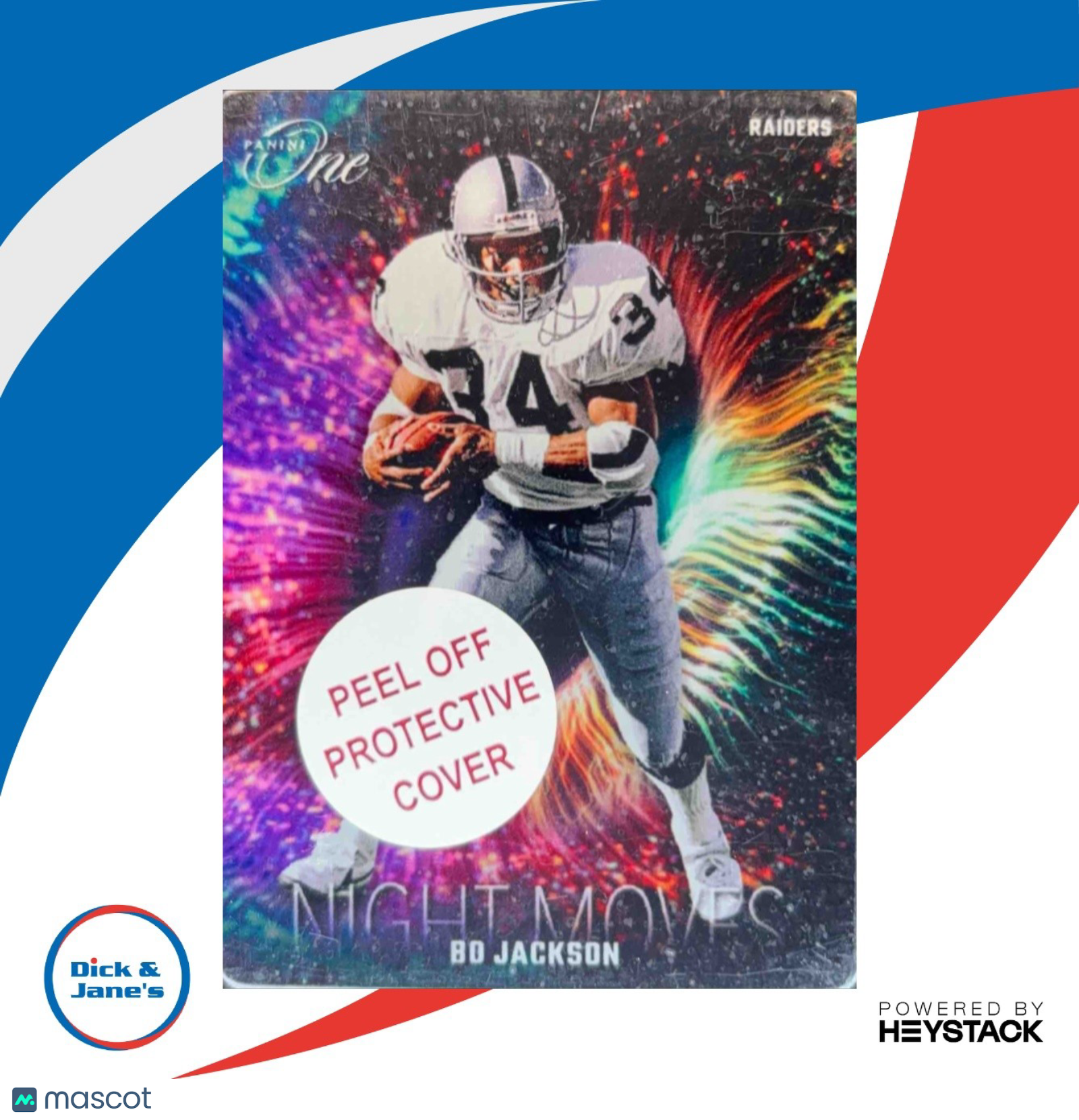 2023 Panini One Night Moves #6 Bo Jackson Oakland Raiders - Sports Cards