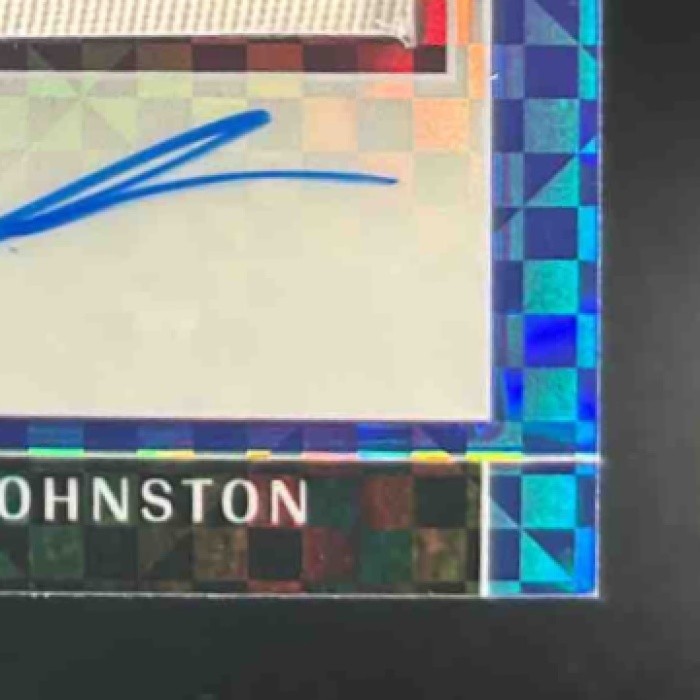 2023 Panini One Quentin Johnston Blue /75 #308 Rookie Patch Auto MEM RC Chargers - Sports Cards