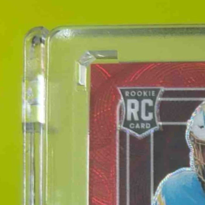 2023 Panini One Quentin Johnston Red /25 #308 Precision Rookie Patch Auto RC - Sports Cards