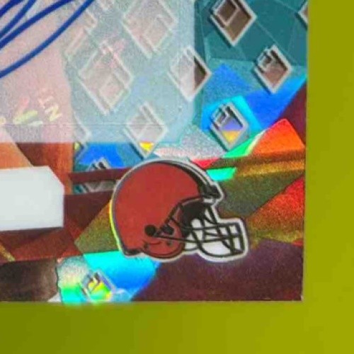 2023 Panini Phoenix Nick Chubb Auto Blue Ice 23/25 #49b SP VAR Cleveland Browns - Sports Cards