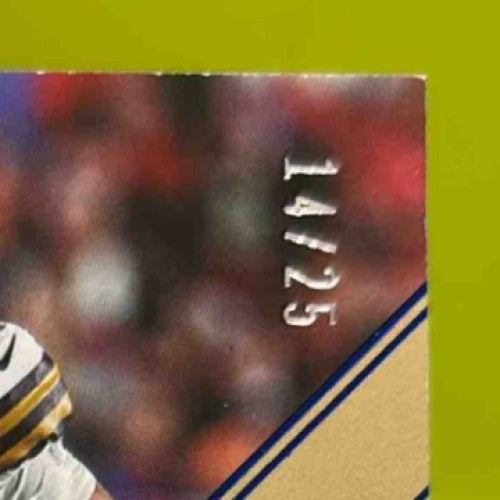 2023 Panini Plates & Patches Chris Olave Patch Trio Blue /25 New Orleans Saints - Sports Cards
