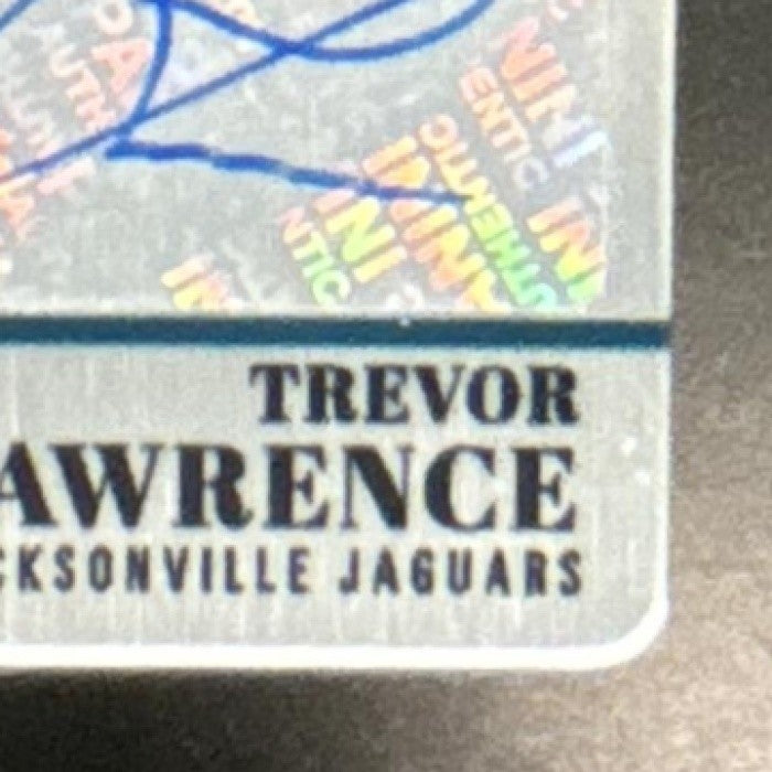 2023 Panini Plates & Patches Trevor Lawrence Mettle Moments /25 Auto Jaguars - Sports Cards