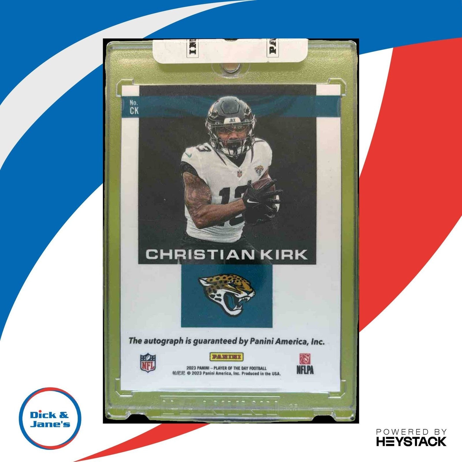 2023 Panini Player of The Day Auto Christian Kirk /15 - Sports Cards