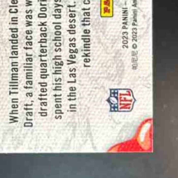 2023 Panini Prestige Cedric Tillman NFL Drip #20 RC Cleveland Browns - Sports Cards