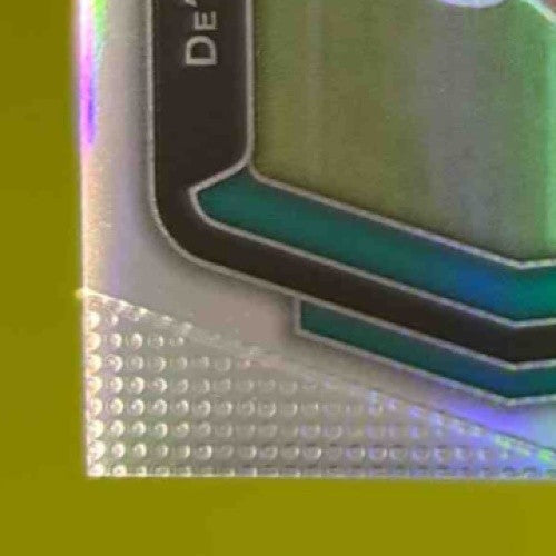 2023 Panini Prizm De’Von Achane Rookie Patch Auto Silver 57/99 MEM RC Dolphins - Sports Cards