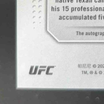 2023 Panini Prizm UFC Jared Cannonier Superstar Auto Red Prizms /99 #SA-JCN - Sports Cards