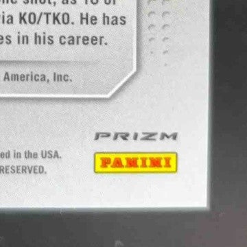 2023 Panini Prizm UFC Jared Cannonier Superstar Auto Red Prizms /99 #SA-JCN - Sports Cards